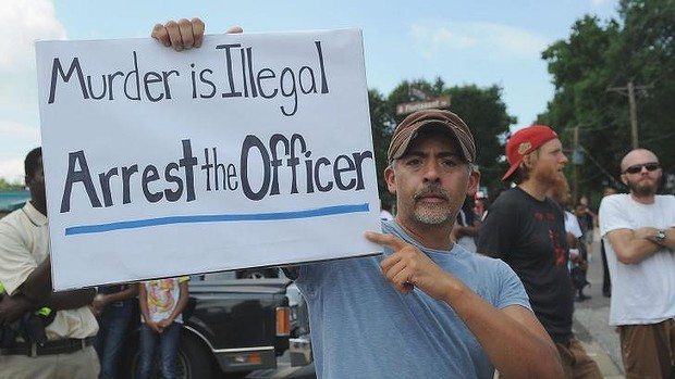 "An injustice anywhere..." A Ferguson resident takes a stand.
