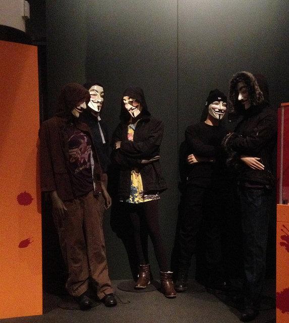 The "Hack-ti-vist" Group Anonymous.