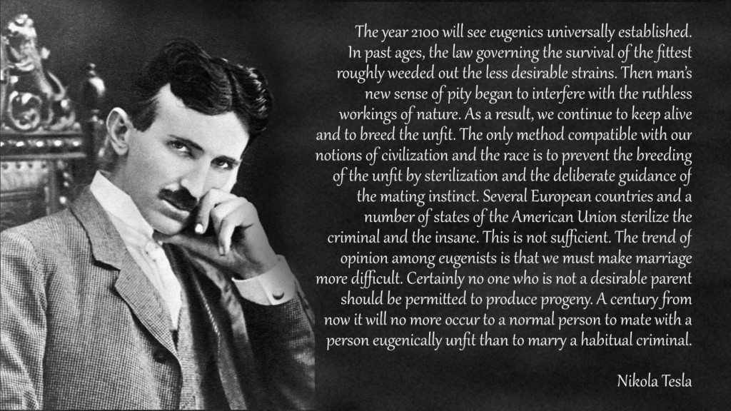 nikola tesla eugenics