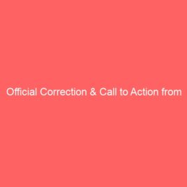 Official Correction & Call to Action from Sis. Fan’aye of RasTafari TV Network